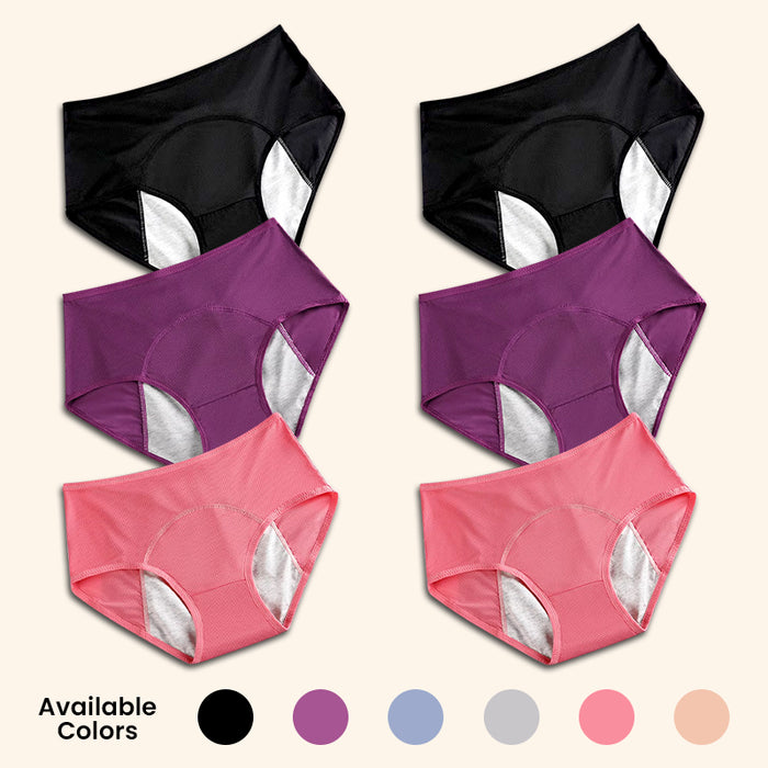 6Pcs DryGuard LeakProof Undies
