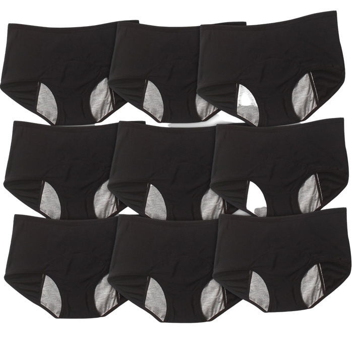 9Pcs DryGuard LeakProof Undies