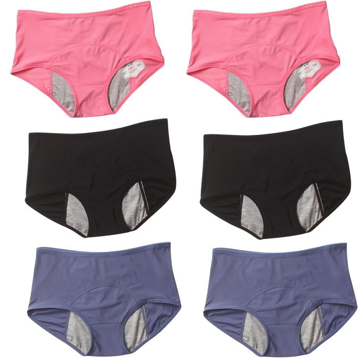 6Pcs DryGuard LeakProof Undies