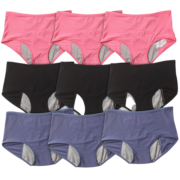 9Pcs DryGuard LeakProof Undies